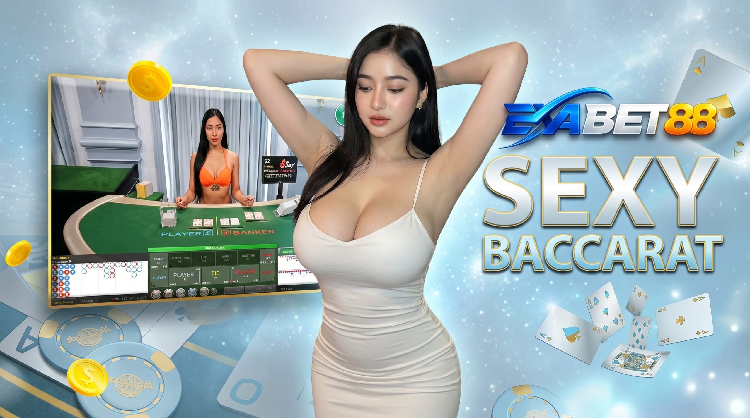 Panduan Bermain Live Casino: Baccarat, Roulette, Sicbo di EXABET88