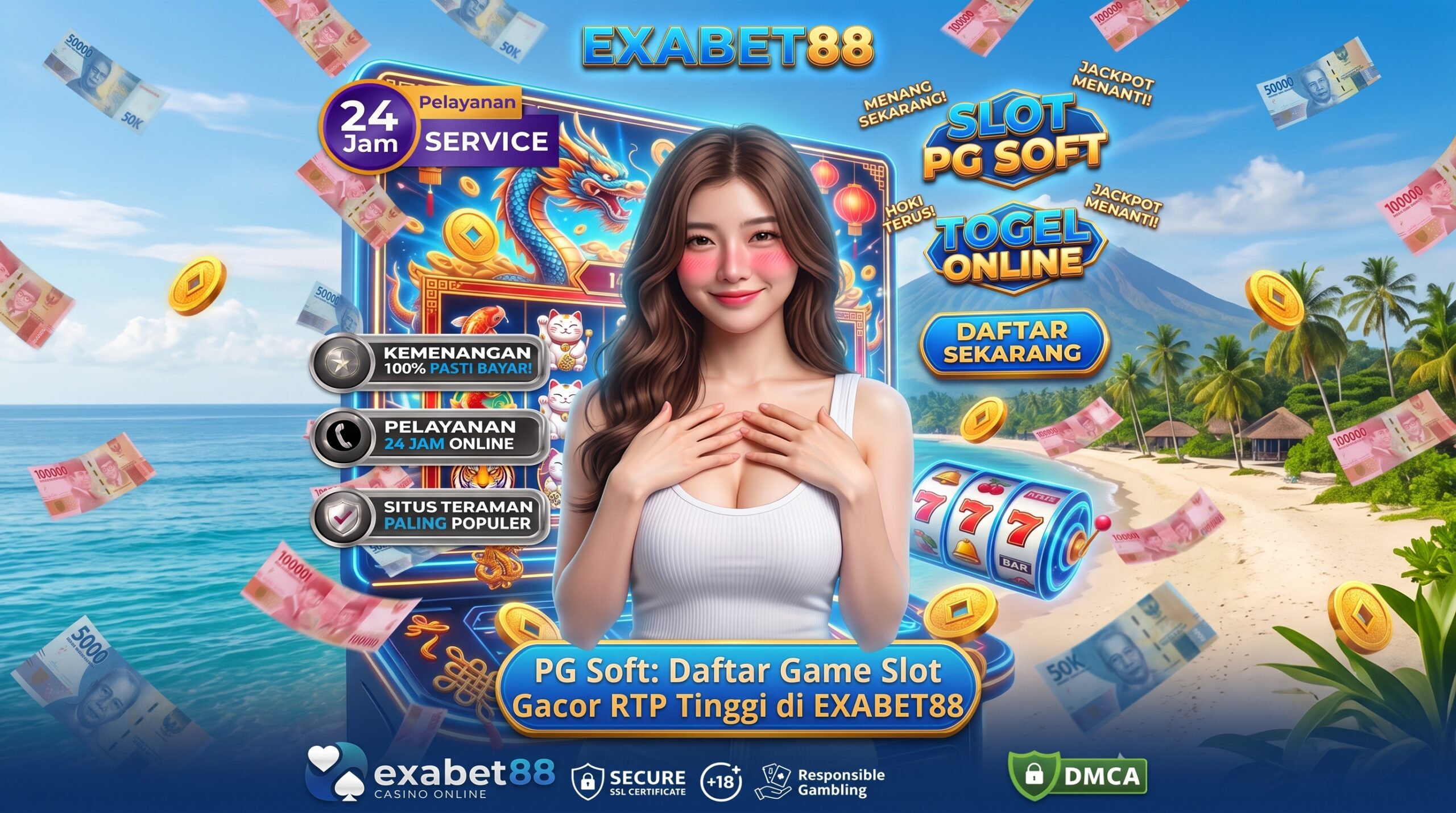 Daftar Game Slot Gacor RTP Tinggi di EXABET88